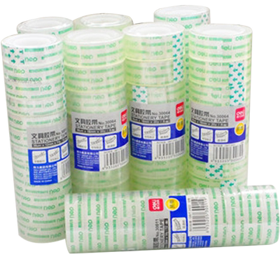 得力学生透明胶带单面胶复写手改