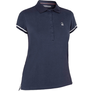 迪卡侬官方运动polo衫女T恤宽松半袖上衣棉修身夏短袖女帆船IVB3