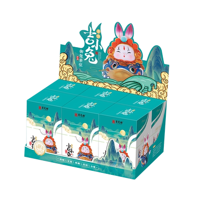 吉兔坊御驾亲征盲盒手办中国风