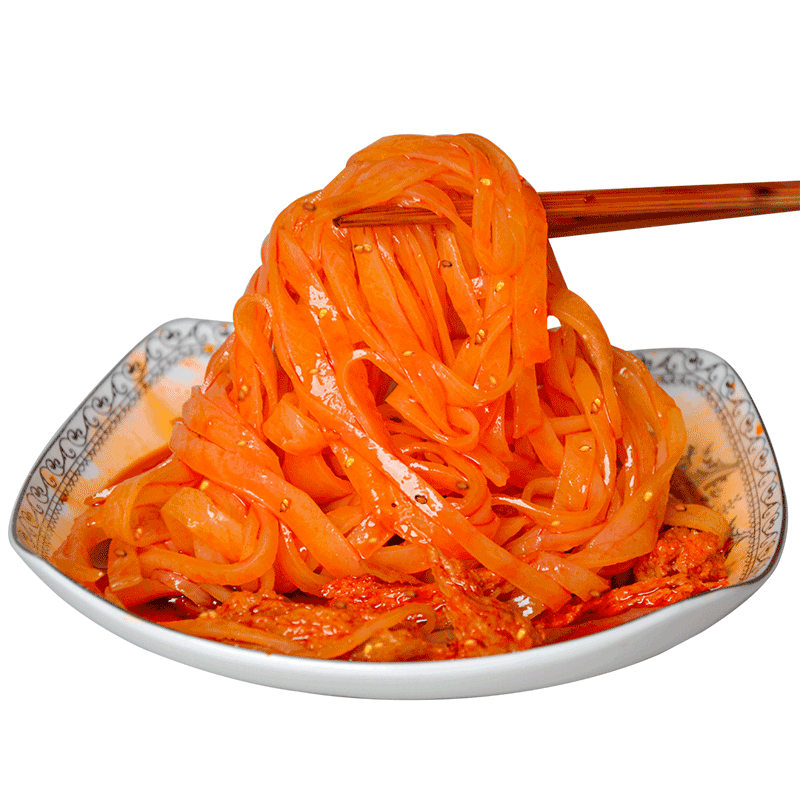西岐風(fēng)韻岐山搟面皮陜西特產(chǎn)西安涼皮寶雞美食名小吃速食真空袋裝