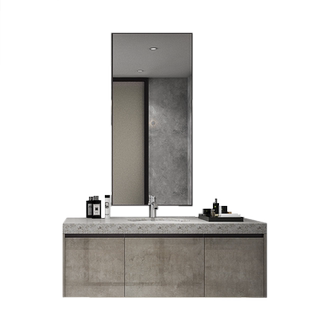 博洛尼定制浴室柜现代组合卫生间储物收纳柜定做预付金天空之城