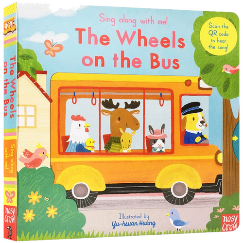 100元5本 婴儿早教Sing Along with Me推拉书bizzy bear忙碌的小熊很忙绘本全套机关busy系列The Wheels on the Bus英文原版第一辑