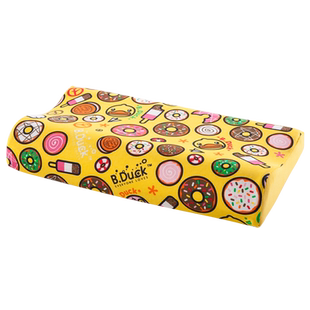 SINOMAX/赛诺B.Duck小黄鸭甜甜圈儿童枕慢回弹儿童记忆枕头枕芯