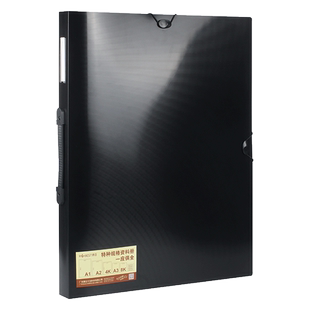 康百手提式资料册学生多层插页文件夹儿童4k画册收纳袋美术作品集透明活页袋4开素描纸海报图纸收藏册定制