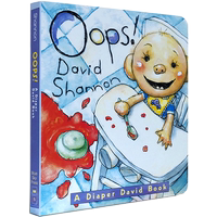 【送音頻】凱迪克大獎(jiǎng) Oops!A Diaper  幼兒習(xí)慣教養(yǎng) 吳敏蘭書單紙板書 英文原版 兒童繪本 No David Shannon 同系列情商培養(yǎng)