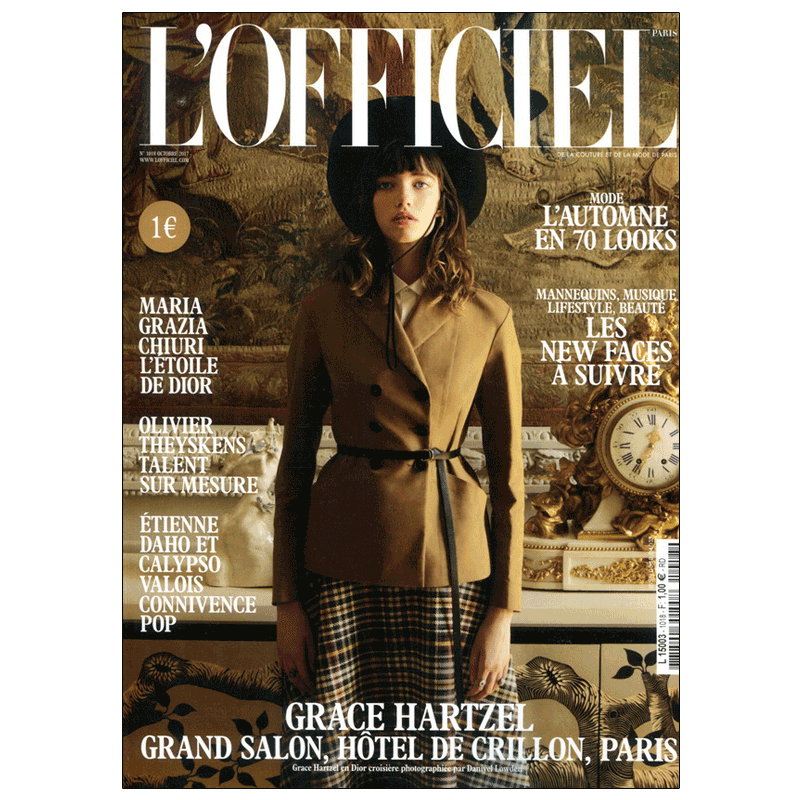 【订阅】 L'Officiel Paris 女性时尚杂志 法国法文原版 年订6期 D048 善本图书