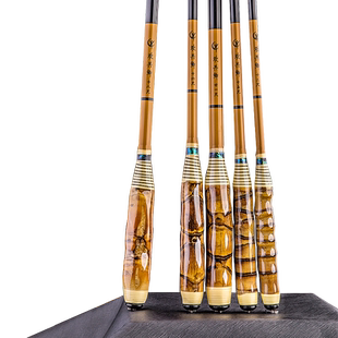 罗汉竹鱼竿鲫鱼竿手杆28调超轻超细超硬台钓竿纯竹子鱼杆鲫鱼杆