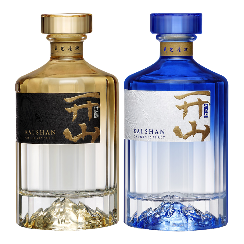 開山九子+十八般凈香型純糧食國產(chǎn)白酒42度500ML2瓶裝組合禮盒裝