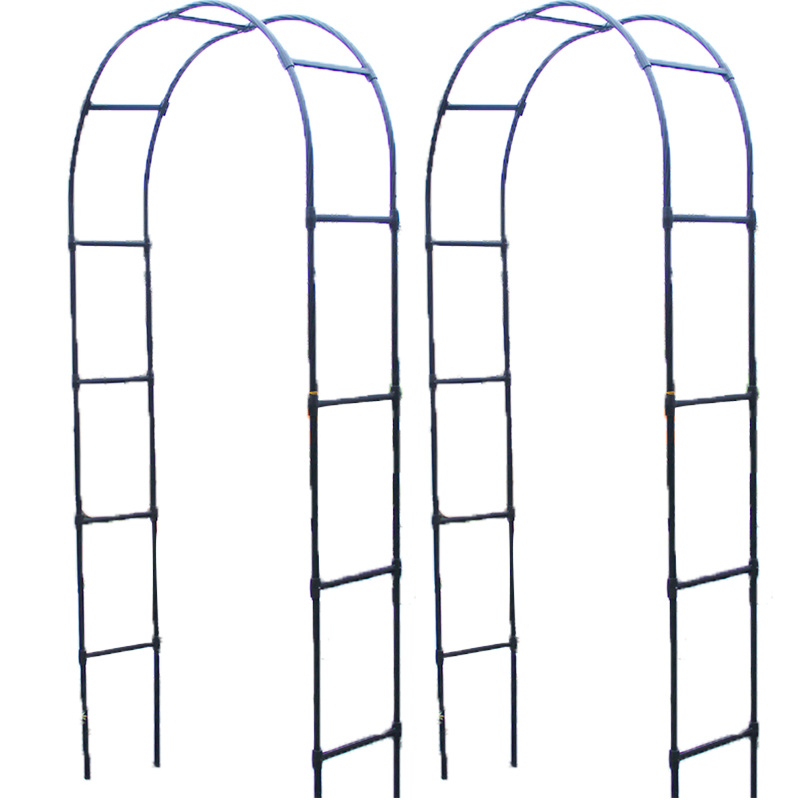虹越花园种植拱门花架户外庭院藤本植物支架铁线莲月季葡萄攀爬架