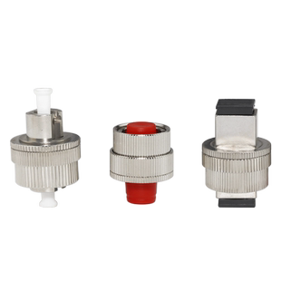 FC SC ST LC 可调衰减器光衰机械 范围 0-30DB光减器 光纤衰弱器FC-FC  APC SMA SC-SC LC-LC 光纤衰减器可调