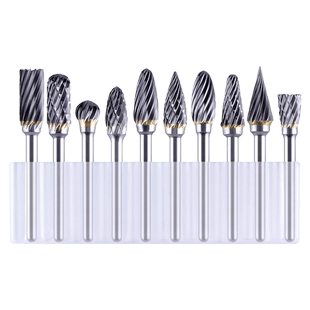 硬质合金旋转锉磨头扩孔手电转钻打磨抛光工具电磨机钨钢铣刀钻头