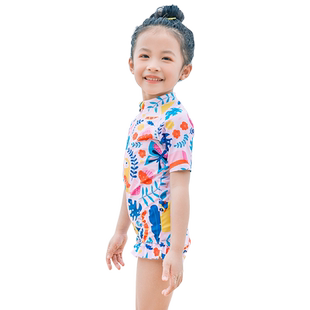 361度儿童游泳衣女童女孩连体2026新款小童泡温泉宝宝婴幼儿泳衣