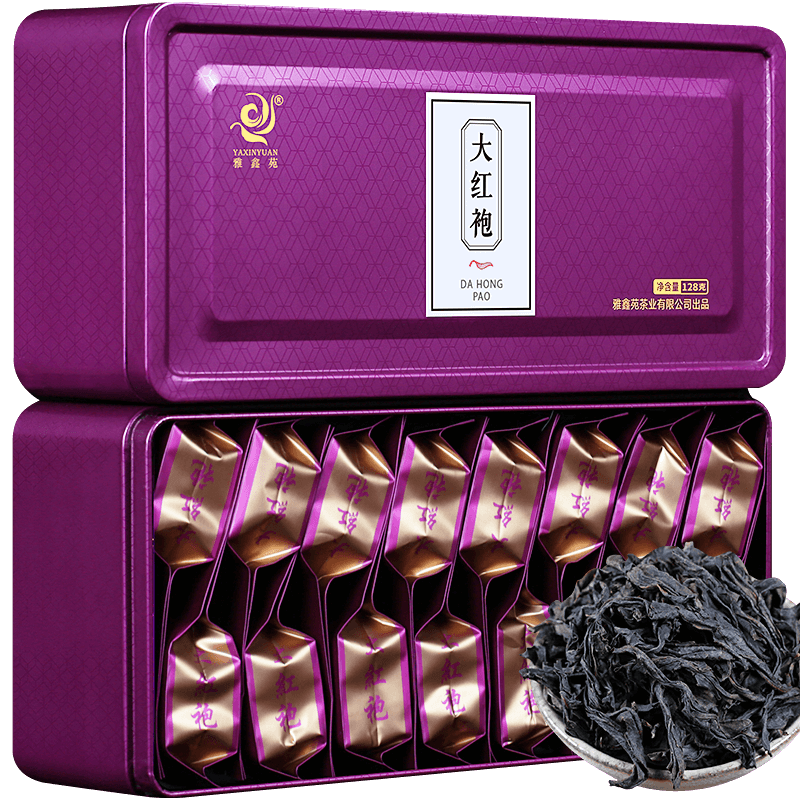 大红袍茶叶乌龙茶岩茶礼盒装