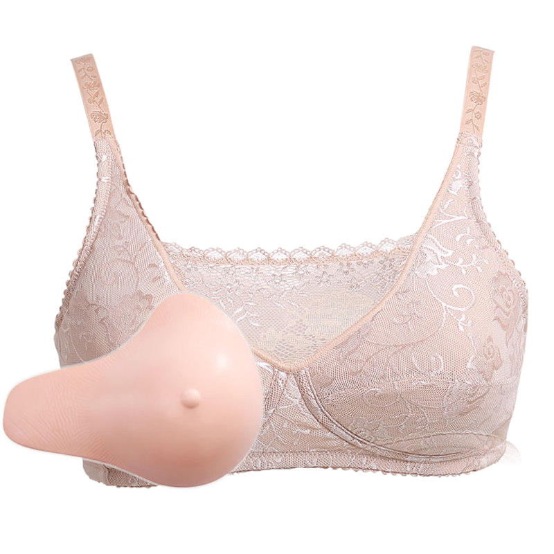 夏季透气手术后假乳房胸罩内衣