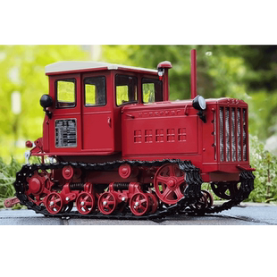 合金原厂 1:12 东方红拖拉机 54履带拖拉机 农机模型车模红色经典