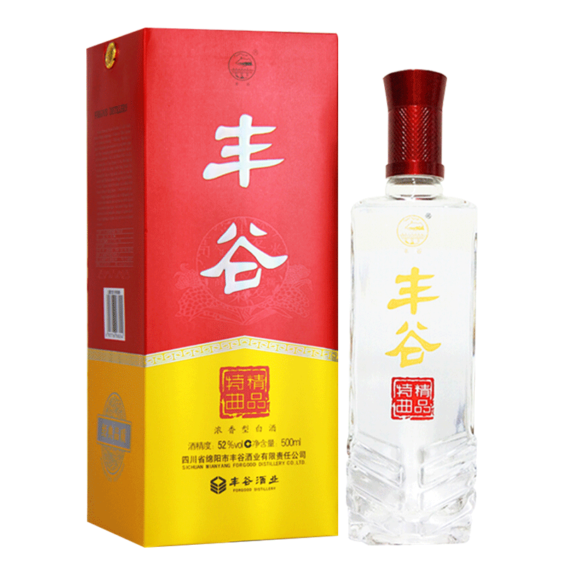 丰谷特曲精品特曲52度500mL浓香型商务婚宴喜宴酒粮食酒国产白酒