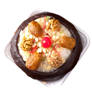 江南美味无锡穆桂英传统美食八宝饭400gx4袋 （水果、豆沙各2碗）