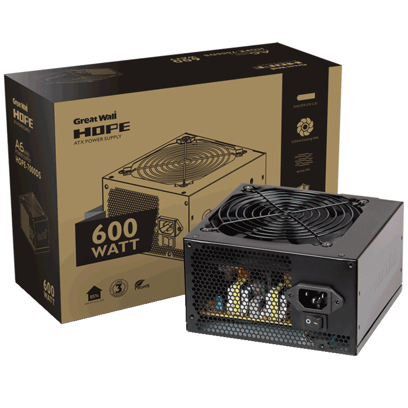 长城电源hope7000ds电脑主机静音