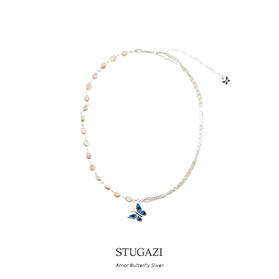 庆怜同款STUGAZI珍珠项链