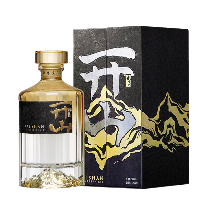 開山當(dāng)?shù)谰抛泳苾粝阈图兗Z食國產(chǎn)白酒42度500ml單瓶禮盒裝送禮
