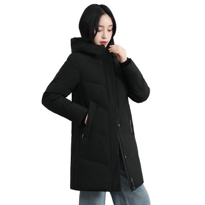 女士保暖连帽实用口袋舒适易搭