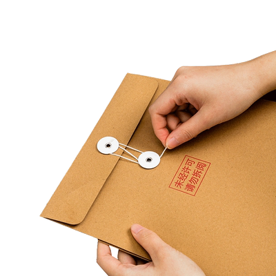 20个装得力档案袋加厚定制定做印