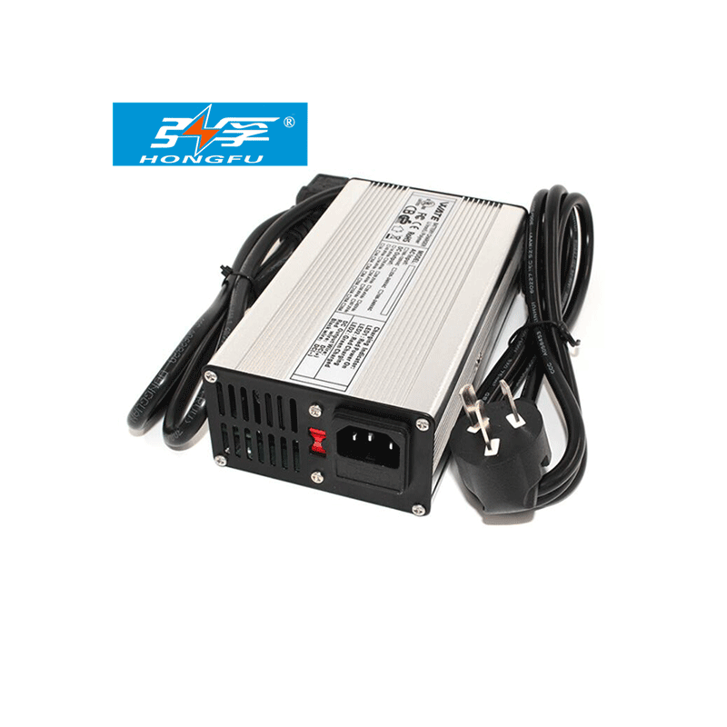 弘孚12V 24V鋰電池充電器 智能 48V快充鋁合金充電器