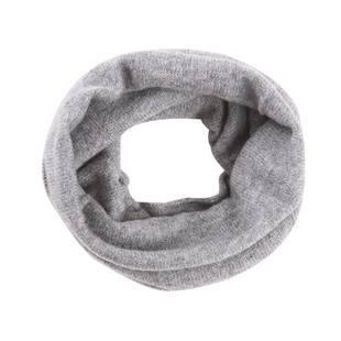 阿芙100%纯山羊绒脖套头女款秋冬季保暖假领圈护颈小围巾百搭围脖