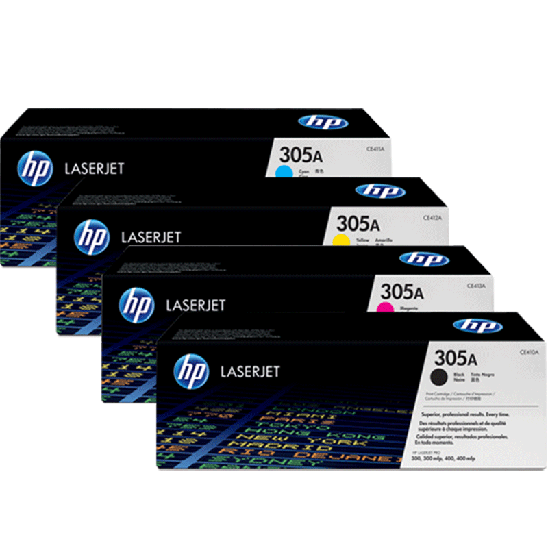 原装HP惠普CE410A硒鼓黑色hp305A硒鼓 CE411A CE412A CE413A红黄青M351a M451dn M475dn M375nw打印机硒鼓