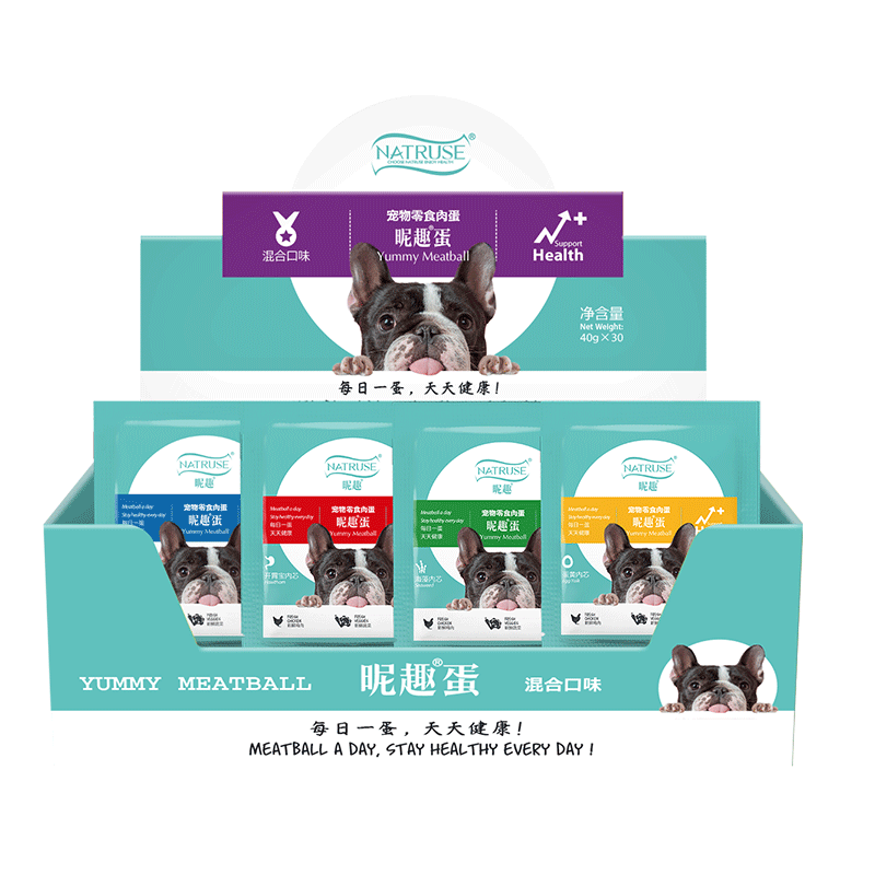 昵趣蛋狗狗元气能量蛋宠物肉蛋湿粮罐头拌粮泰迪小型犬零食磨牙棒