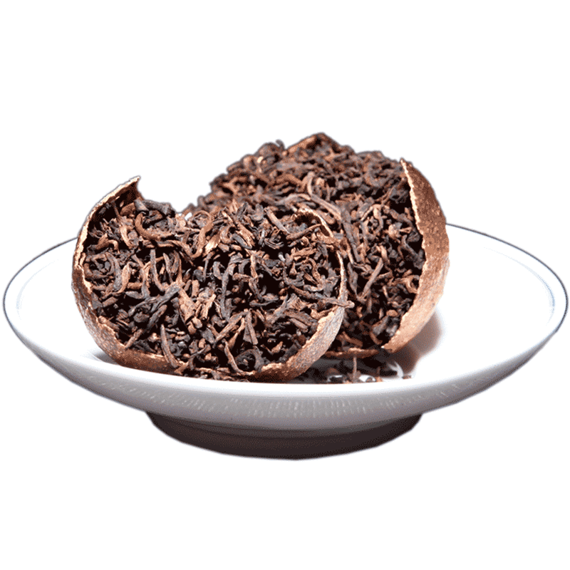 新品大红柑普洱熟茶450g吉顺号
