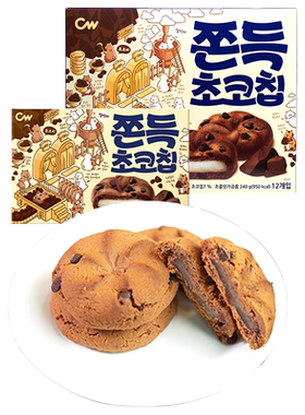 韩国cw青佑巧克力打糕麻薯软曲奇