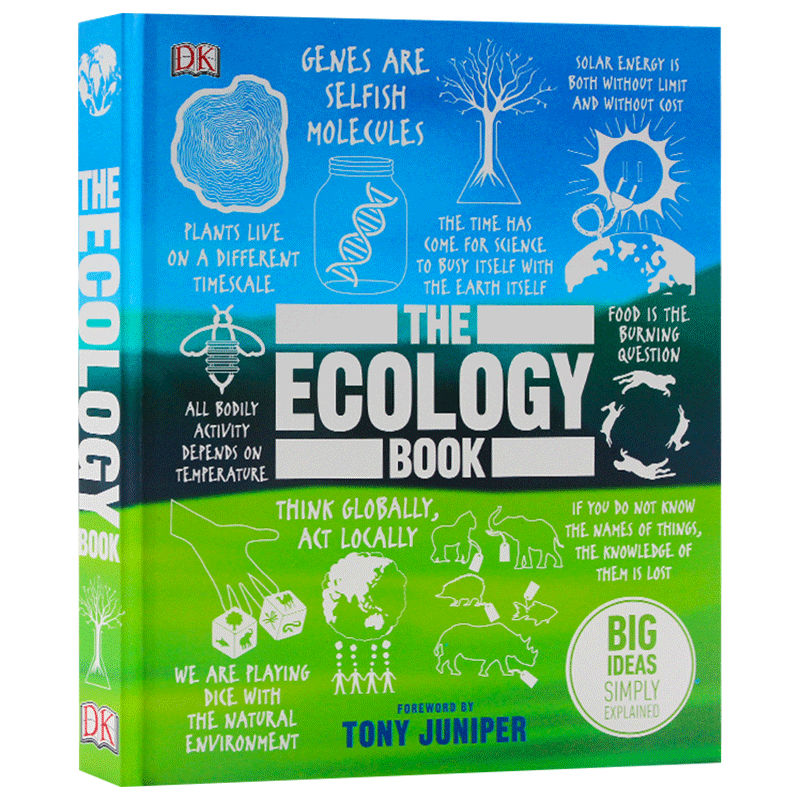 The Ecology Book DK 生态学百科图解 英文原版 DK人类的思想百科丛书 科普百科 DK 英文版原版书籍 精装 进口英语书