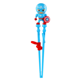 迪士尼儿童蜘蛛侠筷子学习筷练习筷3岁6岁宝宝纠正餐具虎口训练筷