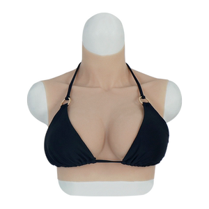ROANYER媛野义乳假胸男用假奶硅胶COS女装假胸主播超大cd变装假乳