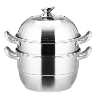 顺发304不锈钢复合底双层蒸锅