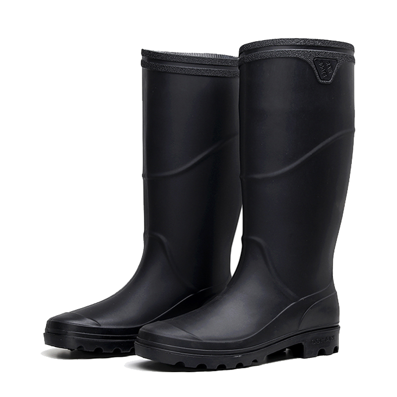 雨鞋男款中筒防滑钓鱼防蛇雨靴防水工地胶鞋劳保牛筋底耐磨水鞋
