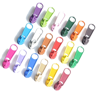 拉链头拉头挂件拉锁树脂拉链带提环3号做包包配件辅料圆形小圆环