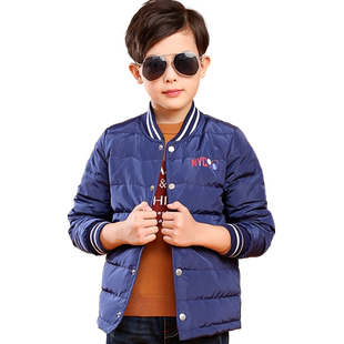 童装新款男童轻薄羽绒服内胆儿童白鸭绒冬装保暖外套中大童短款潮