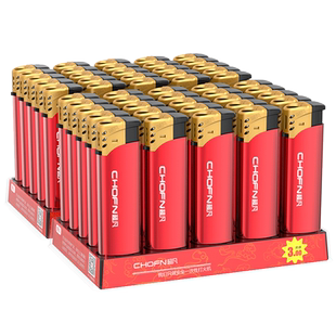 50支一整盒防风打火机充气批发订做定制印字创意10普通家用一次性