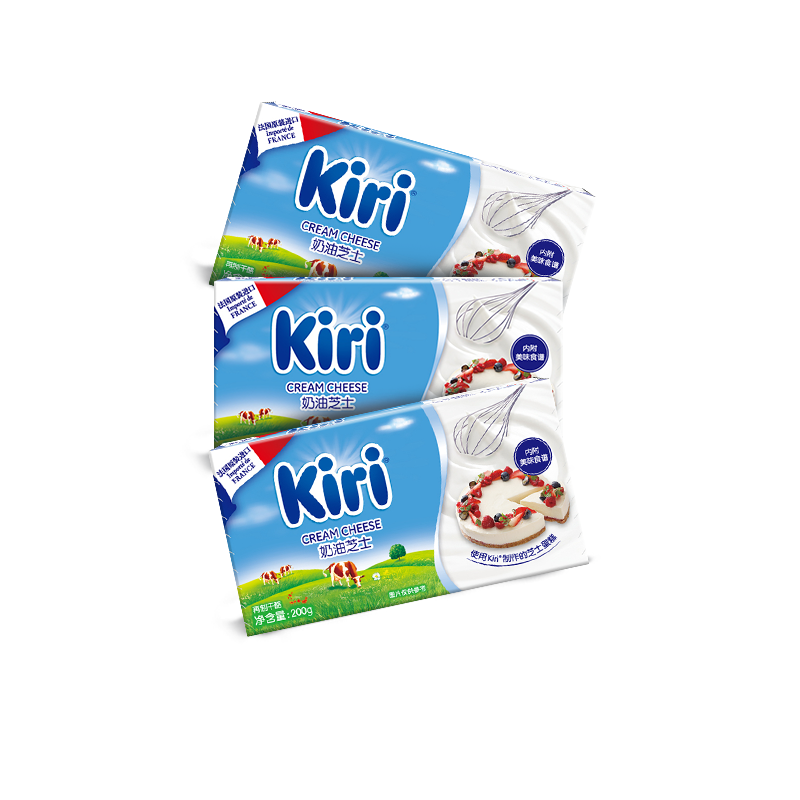 kiri即食家用烘焙200g再制干酪
