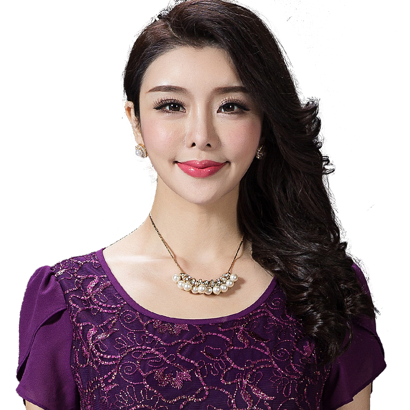 古贝莎高端品牌中年女妈妈长裙