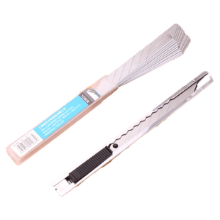 可得优30°美工刀划刀小号刀片裁纸刀壁纸刀雕刻贴膜刀墙纸金属美术学生削笔刀3592-1