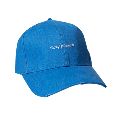 小丑刺绣国潮风遮阳帽子