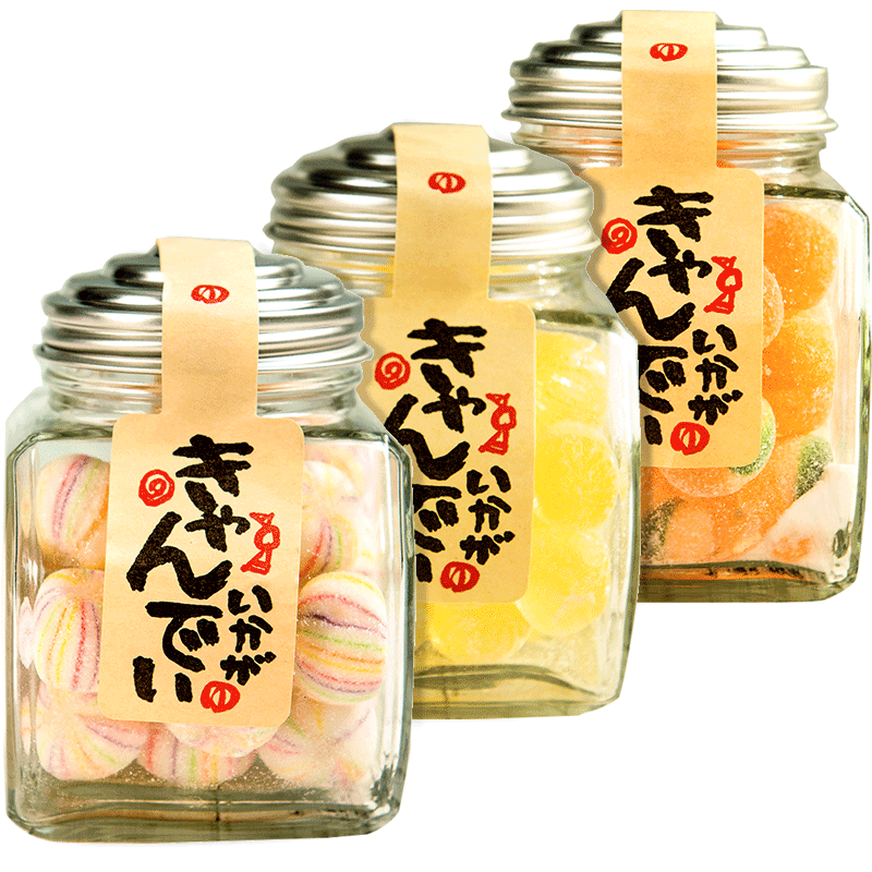 日本進(jìn)口零食品 今西制果 手工糖果3瓶裝 創(chuàng)意糖果送禮物
