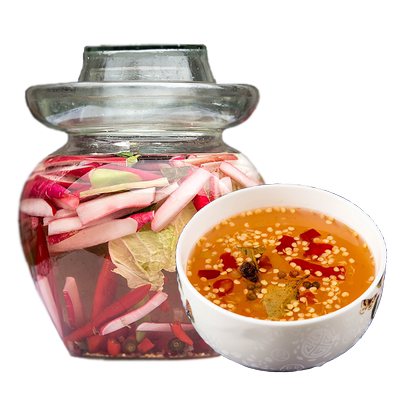 正宗蜀逍肴四川泡菜母水酸萝卜