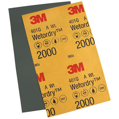 3m细砂纸2000抛光漆面打磨车漆