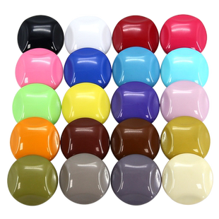 彩色圆形树脂纽扣扣子精致儿童宝宝衣服钮扣女毛衣外套装饰扣配件