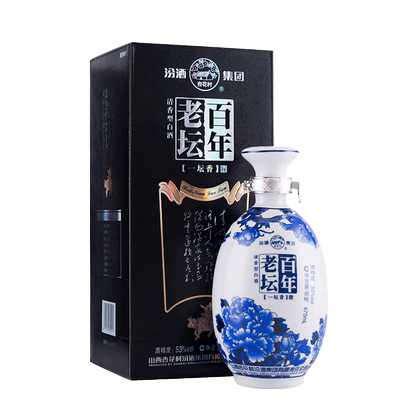 汾酒45度小批量酿造10票号汾 清香型国产白酒450ml*2瓶礼盒装