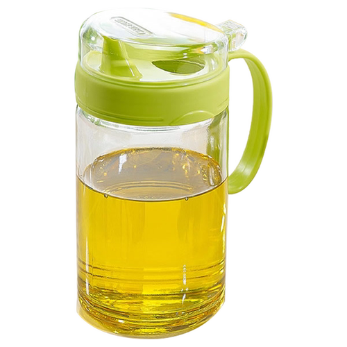 茶花油壶玻璃防漏厨房家用调味瓶酱油瓶醋瓶子套装大号小号装油罐